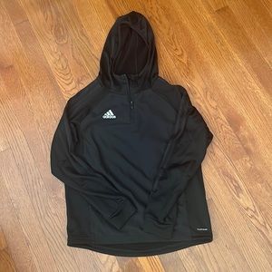 Adidas Boys half zip hoodie